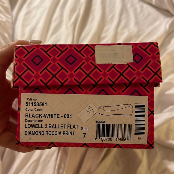 Tory burch Lowell 2 ballet flats diamond roccia print size 7 - Picture 5 of 5